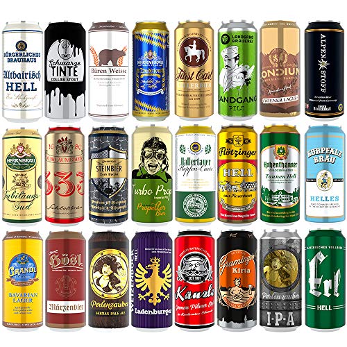 Kalea Bier-Spezialitäten in der Dose | exklusive Sonderabfüllungen | Geschenk-Idee Papa | Geburtstag | Männertag | Dosenbiere von Privatbrauereien (Bierbox 24x0,5l)