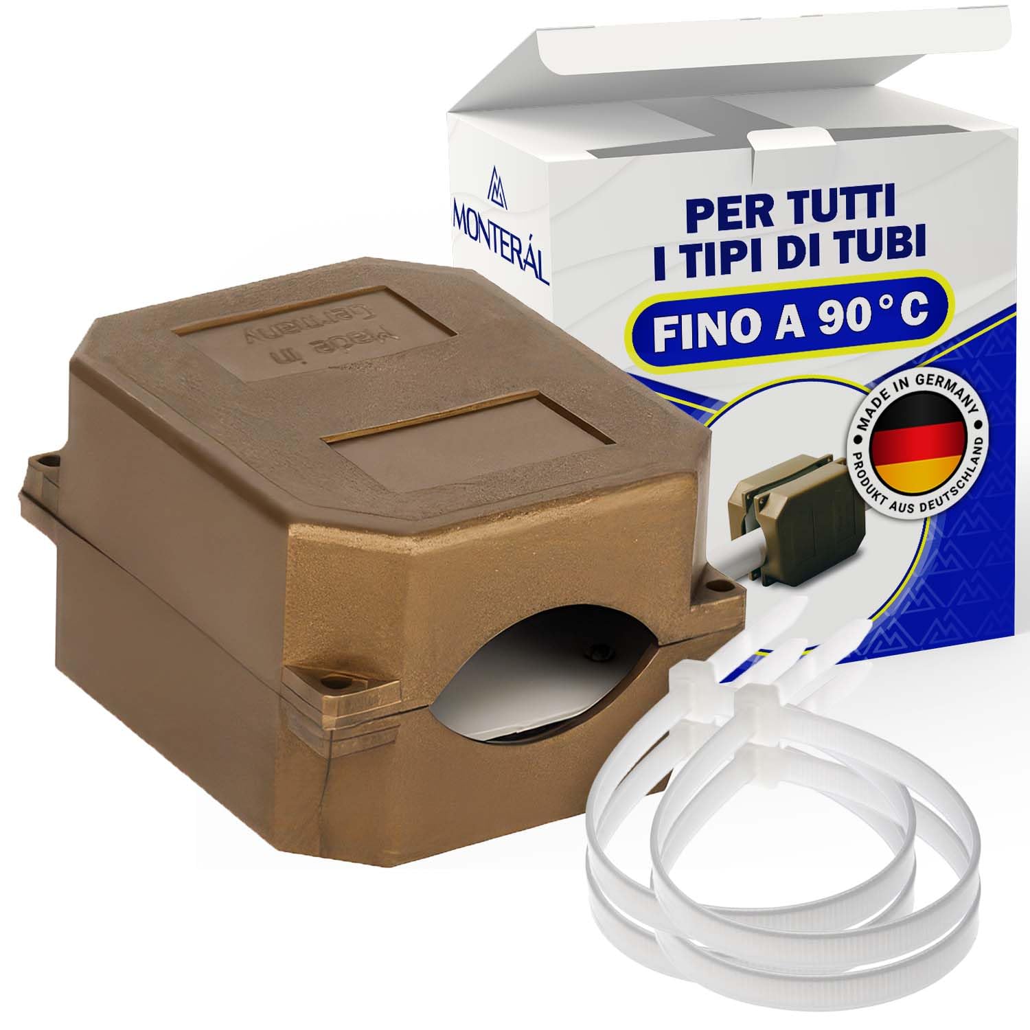 Dispositivo Anticalcare Magnetico per Tutti i Tipi di Tubo Prolunga la Vita di Tubo Acqua Caldaie Boiler Rubinetto Lavatrice e Lavastoviglie - MONTERAL