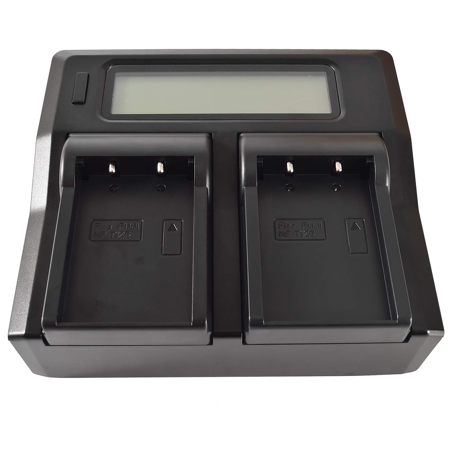 Caricabatterie Doppio Rapido DSTE 1.5A Con Display LCD Per Fujifilm NP-T125 – Compatibile Con GFX 50S, 50R, 100 E VG-GFX1