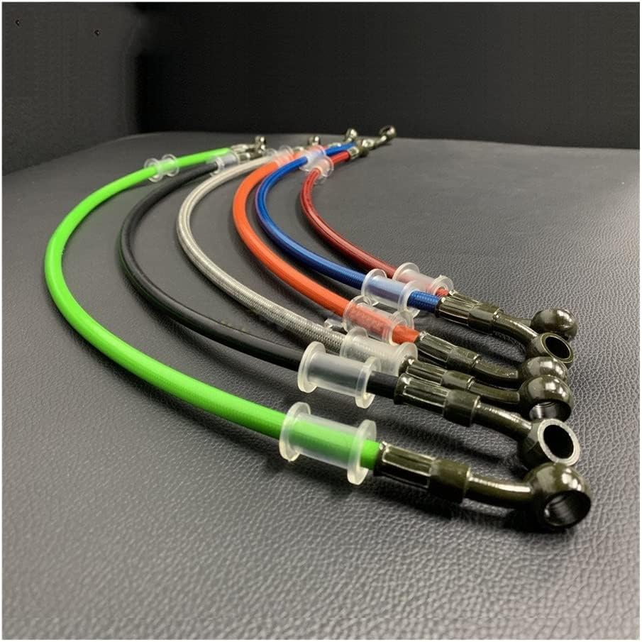 Universal Motorbike Stainless Steel Braided Pipeline Latiguillo Freno 40CM-150CM Motorcycle Dirt Bike Brake Oil Hose Brake Line Brake Cable
