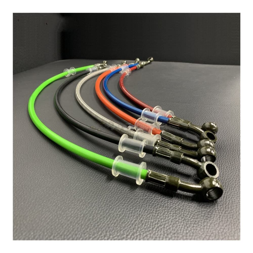 Flexible de frein moto en acier tressé haute pression pour durite huile moto tout-terrain
