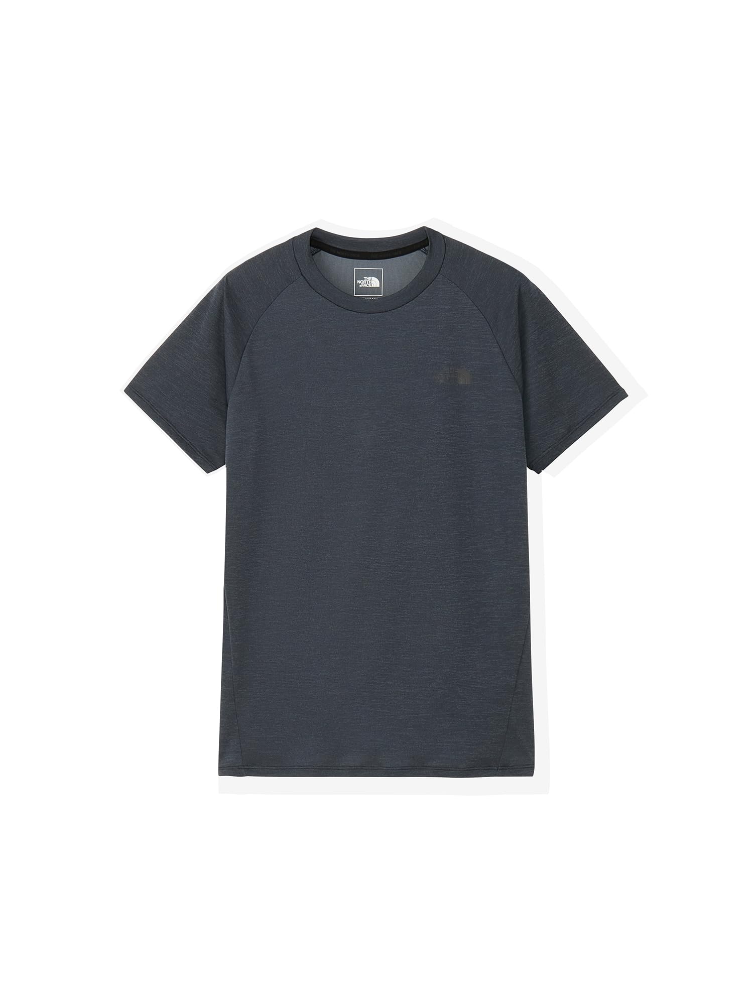 [ザ・ノース・フェイス] 半袖 カットソー Tシャツ S/S Crisp Axion Crew アーバンネイビー M