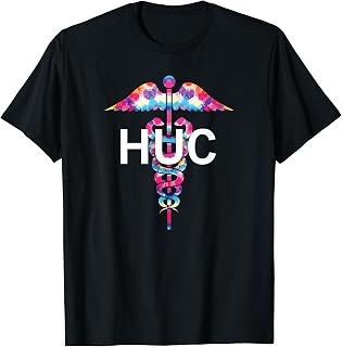 Health Unit Coordinator Appreciation HUC Caduceus Unit Clerk T-Shirt