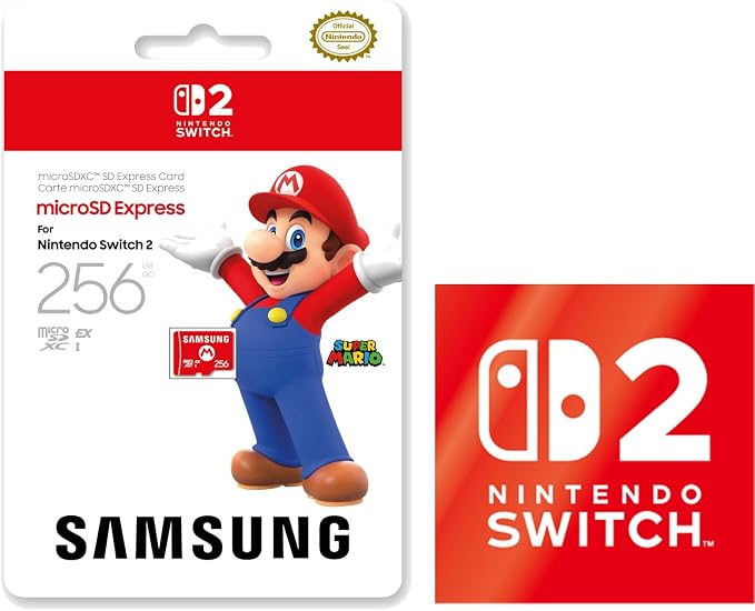 【任天堂ライセンス商品】Samsung microSD Express Card 256GB for Nintendo Switch 2