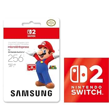 Switch2＋Samsung製SDカード Amazon.com: Samsung microSD Express Card – 256GB for