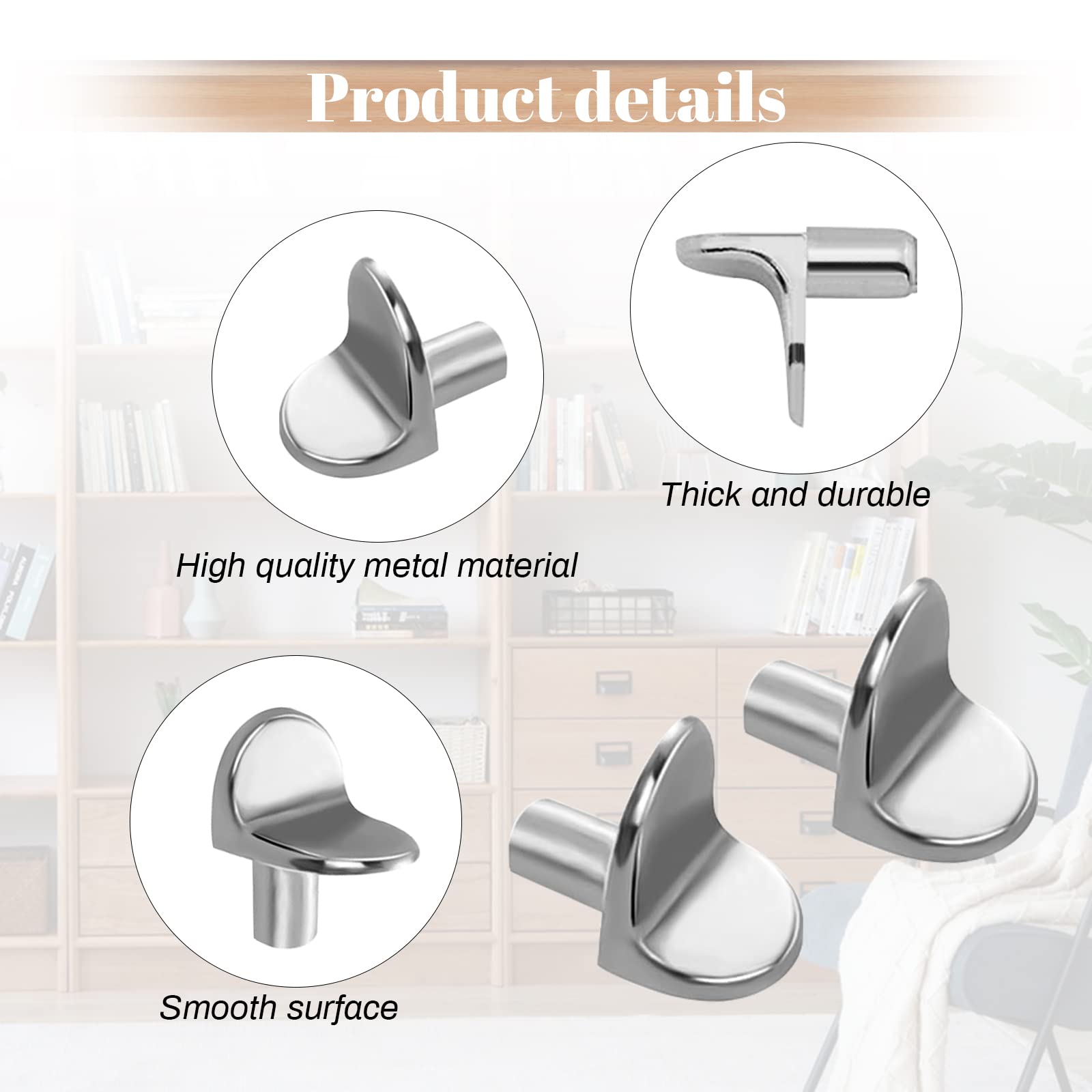 Diametri 3,4,5,6,7 Mm, Per Armadi E Librerie Borchie - Foto 11