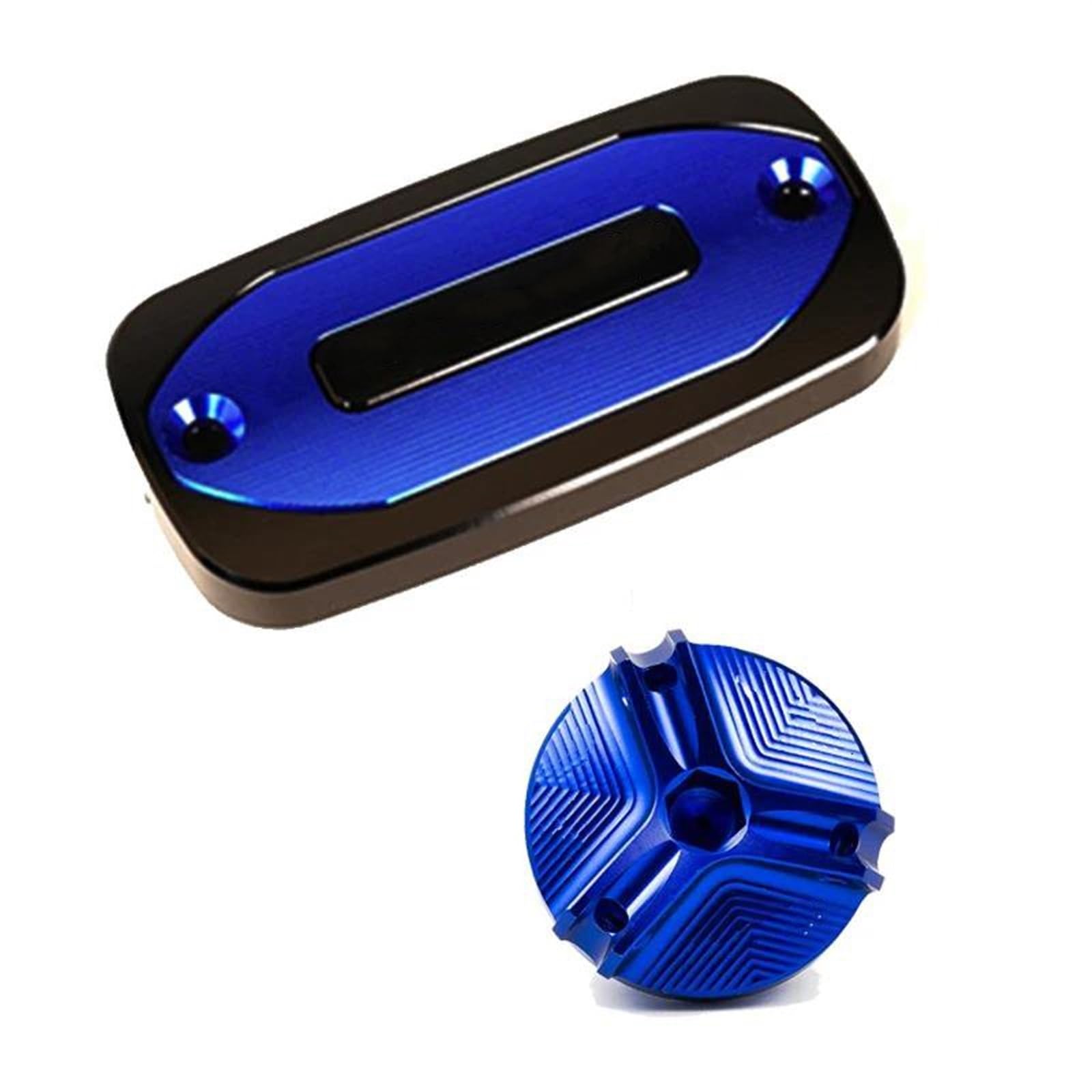 BAYDE Tapón llenado Aceite Accesorios para Motocicleta, Tapas De Depósito De Líquido De Frenos Delanteros, Tapón De Llenado De Aceite De Motor para Hornet CB750 2022-2023(A Set-Gold)