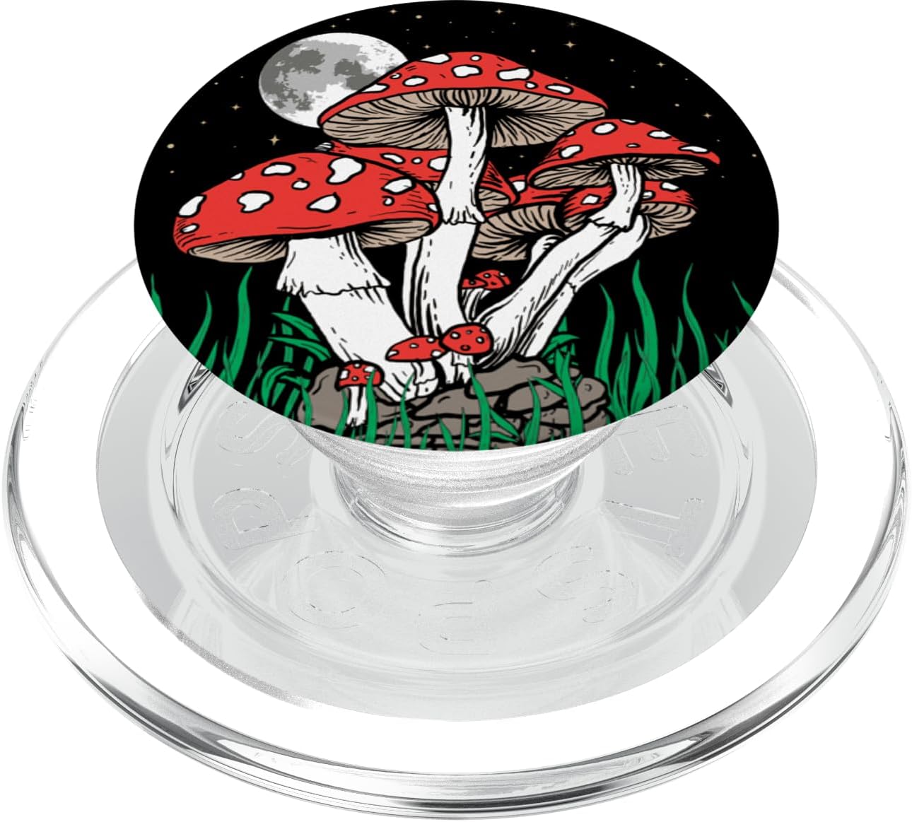 Aesthetic Mushroom Amanita Muscaria Cottagcore Fungi Nature PopSockets MagSafe PopGrip for iPhone