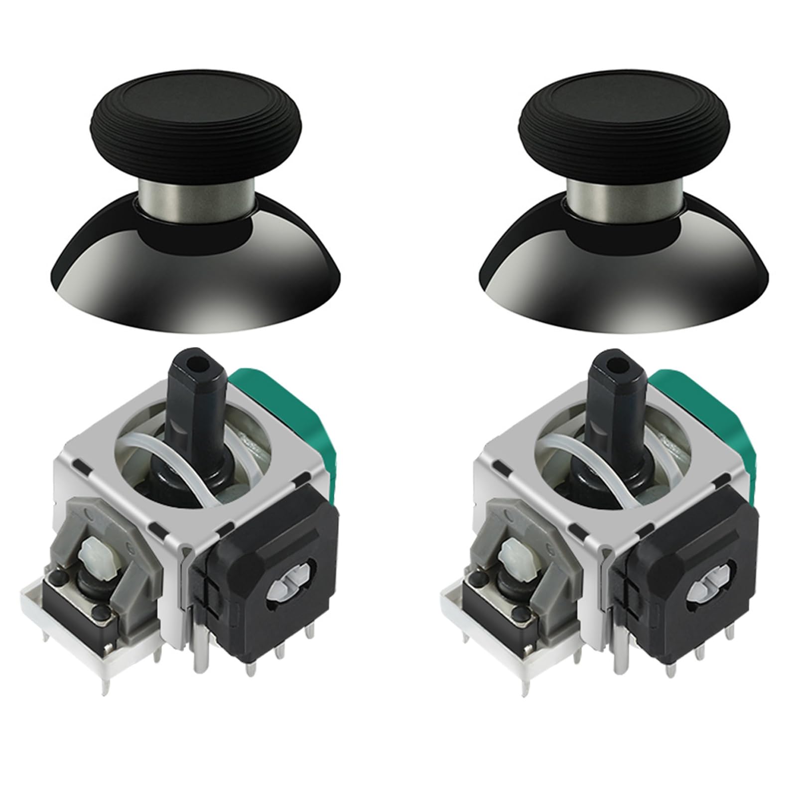 GuliKit TMR Electromagnetic Joysticks for Xbox Series X/S Controller, Stick Replacement Accessories for Xbox Series X/S Controller, Thumbstick Caps included
