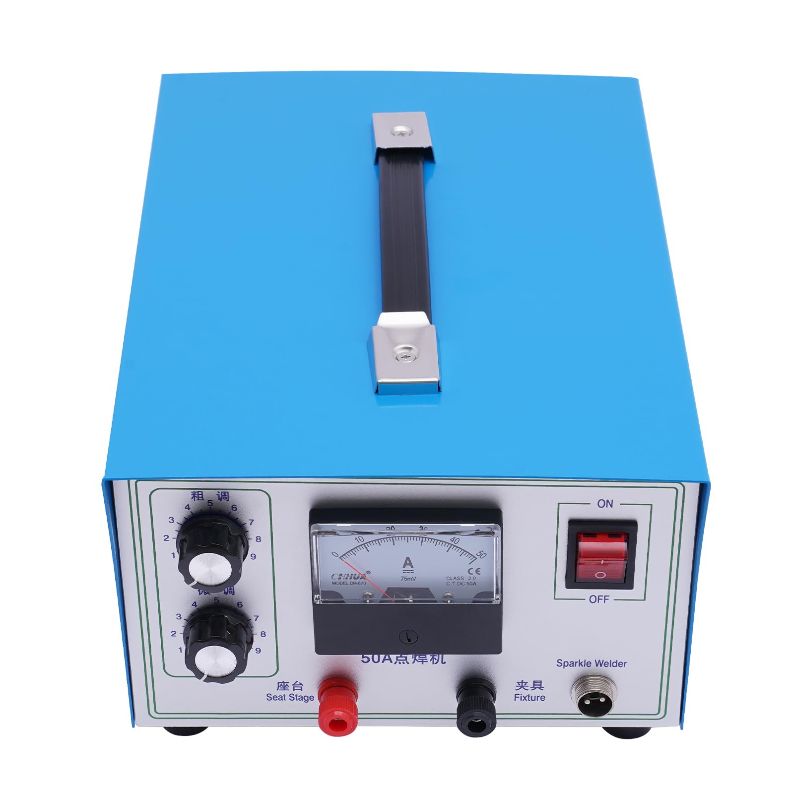 Poste à souder par points 50 A DIY Machine à souder bijoux or argent Pulse Spot Welder avec pédale