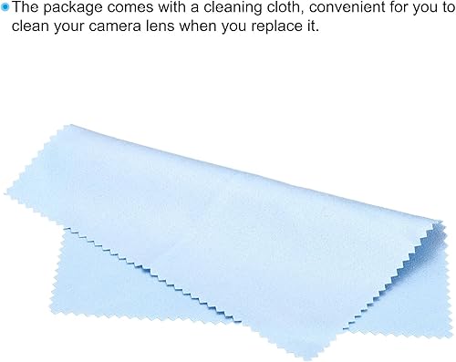 Miniatura 5 de PATIKIL Anillo elevador de metal de 1.457 in-2.047 in con paño de limpieza, paquete de 2 anillos adaptadores de filtro de lente de cámara, anillo