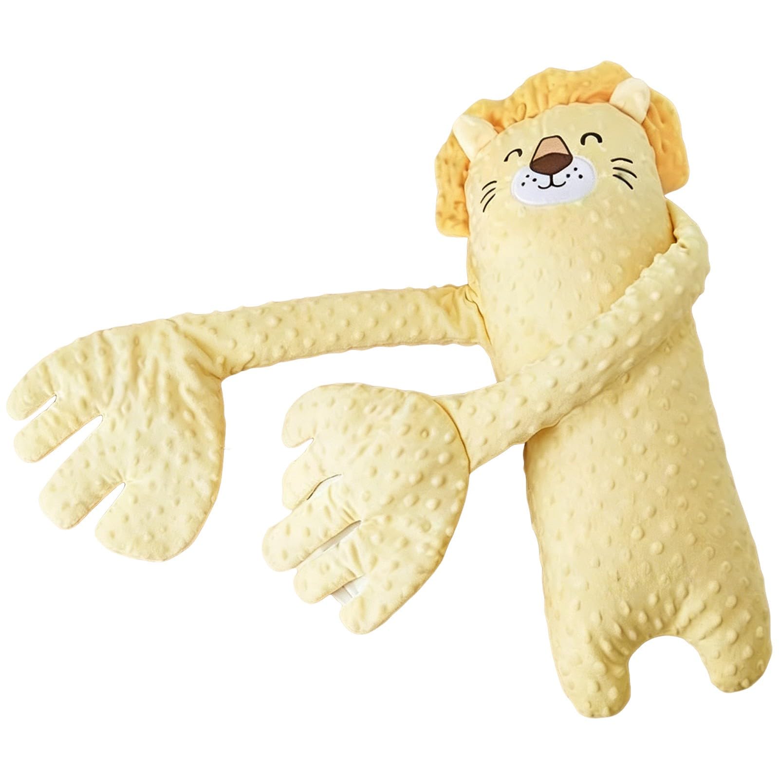 Calming Plush Bunny Sleep Helper with Remote Patting & Vibration,G