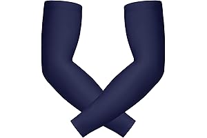 Blue Arm Sleeves for Athletic Performance and UV Protection