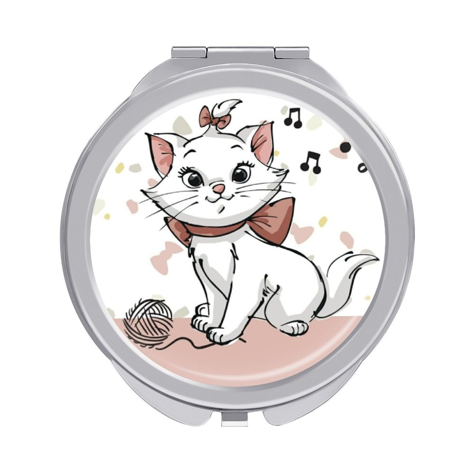 Amazon.co.jp: おしゃれキャット マリー 可愛い 手持ち化粧鏡 化粧鏡