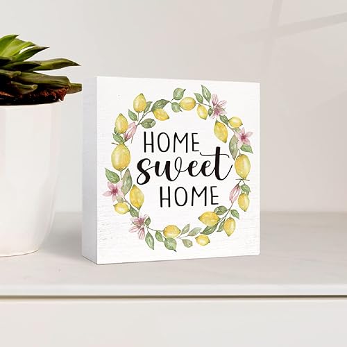 Miniatura 3 de Letrero de madera de madera para el hogar, decoración de escritorio para el hogar, oficina, cocina, escritorio, cubículo, mesa, estante de mesa,