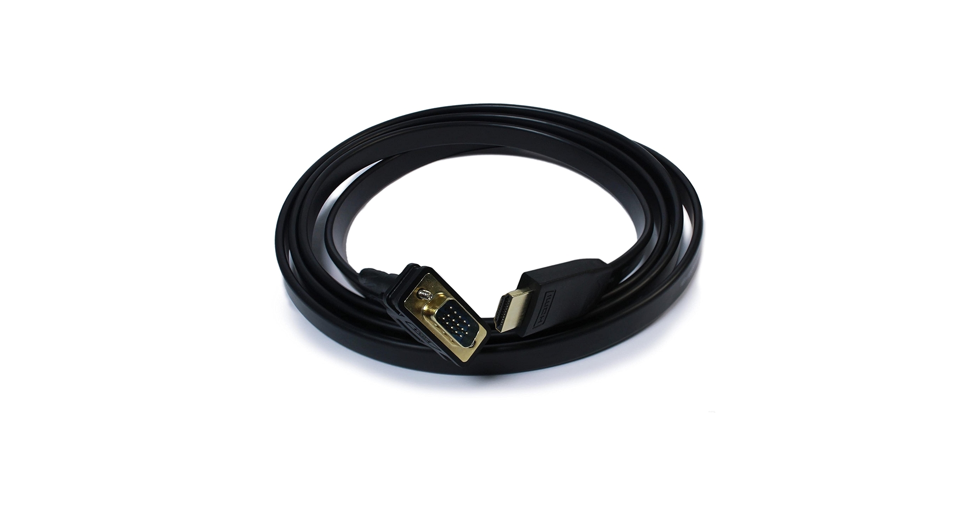 Plugable HDMI to VGA Adapter, Driverless 6 Foot (1.8 Meter) Converter Cable Supporting Up to 1920 x 1080 (60Hz)