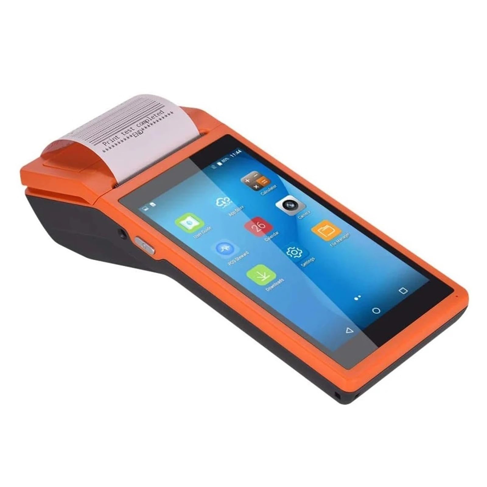 Terminal PDA POS Drukarka Pokwitowań Ręczny Moduł Zbierający Dane Bluetooth WiFi 3G Przenośny Wszystko W Jednym łAtwa W UżYciu(Orange)