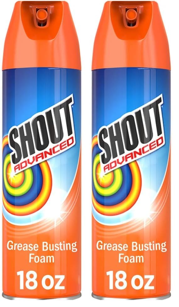 Shout Advanced Foaming Grease and Oil Stain...
