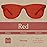 Red Color Therapy Glasses for Chakra Healing, Chromotherapy, and Mood