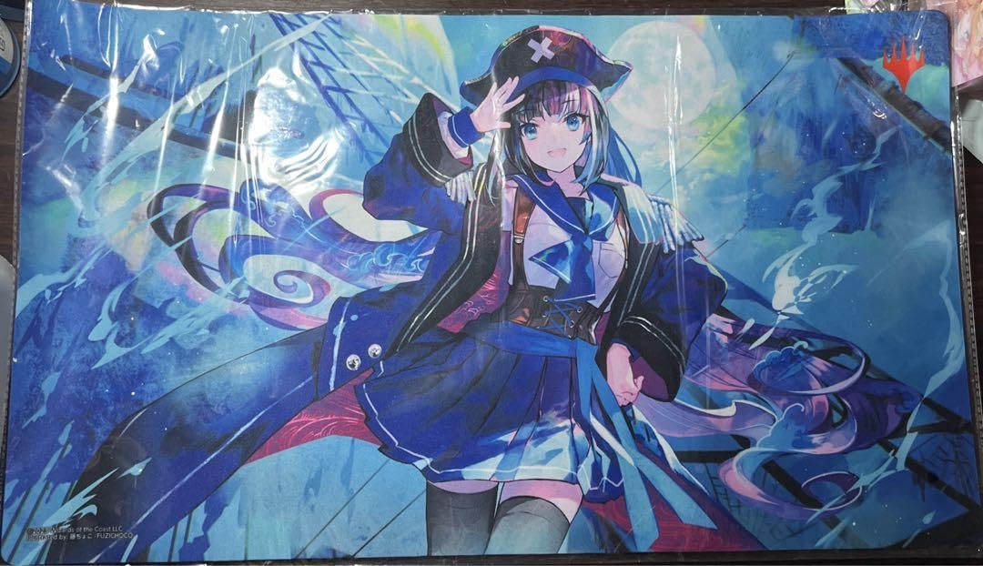 MTG 幽体の船乗り プレイマット 藤ちょこ先生 MTG プレイマット 藤ちょこ先生イラスト 幽体の船乗り - メルカリ