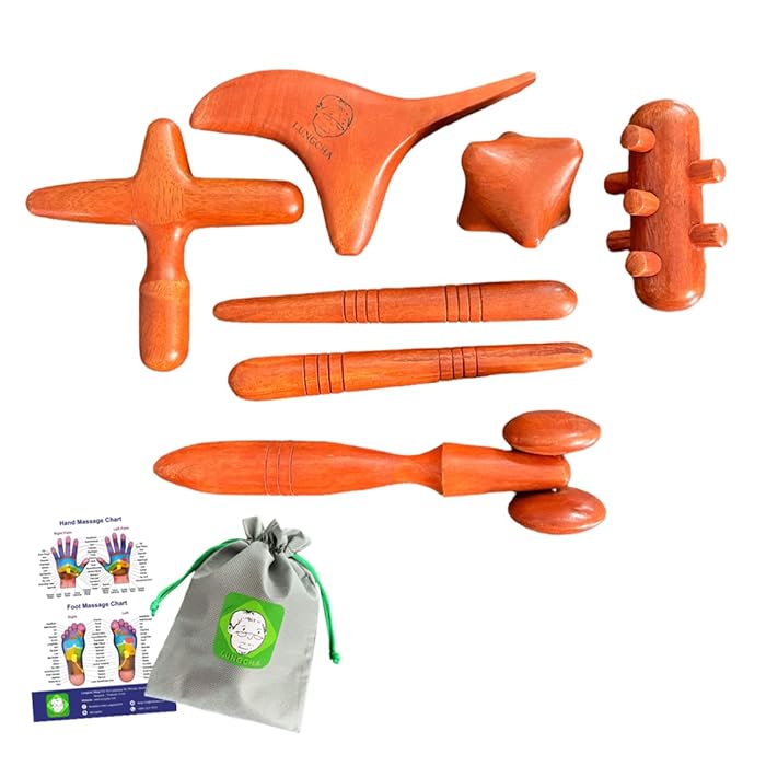 Buy 6 Types, 7 Piece Set LUNGCHA Traditional Thai Massage Reflexology