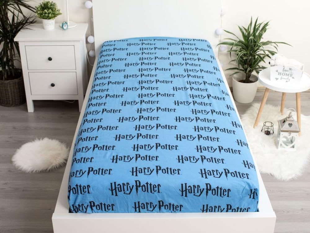 HARRY POTTER Beddengoed en kussensloop van katoen, meerkleurig, eenpersoonsbed