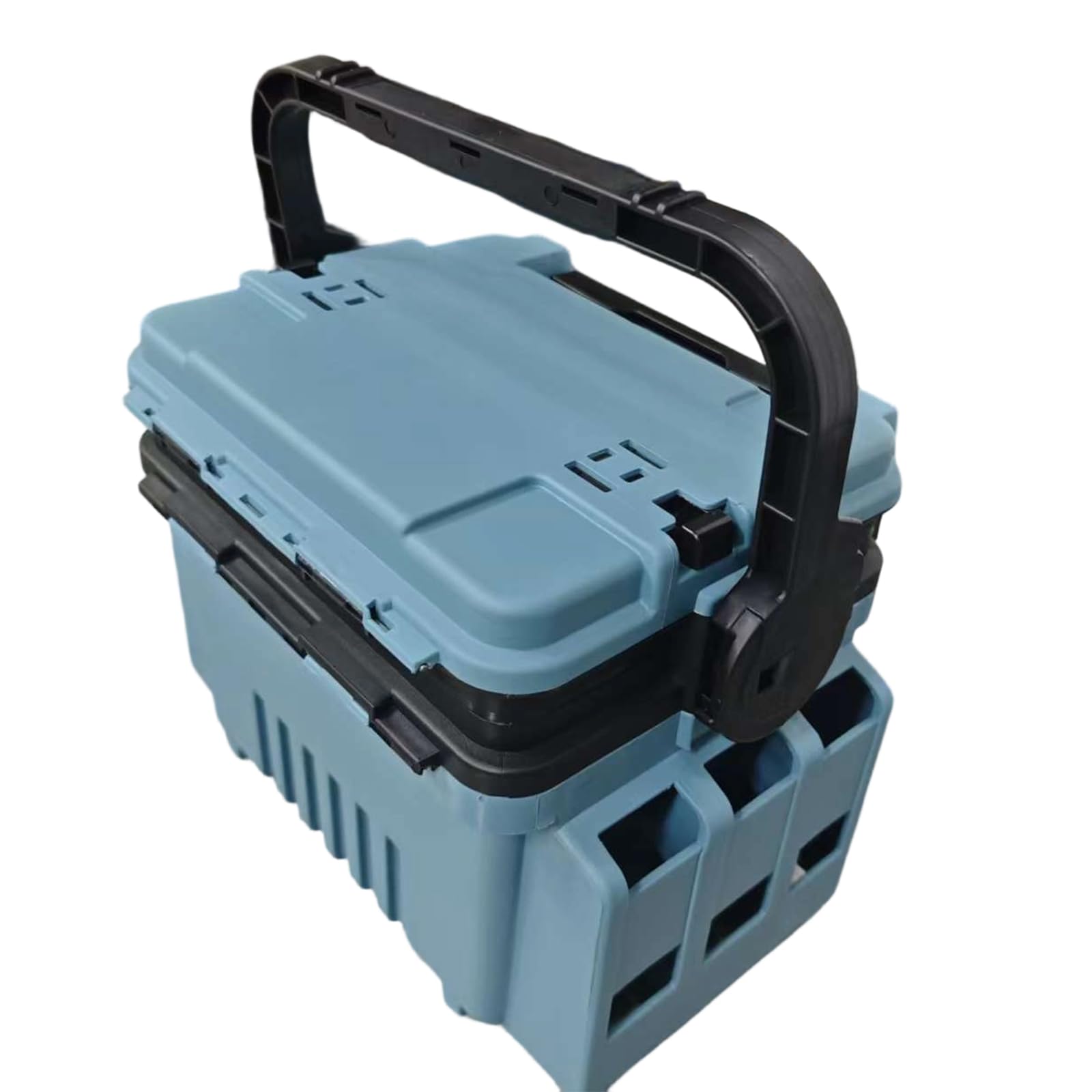 Fishing Tackle Box Portable Dual Layer Adjustable Dividers