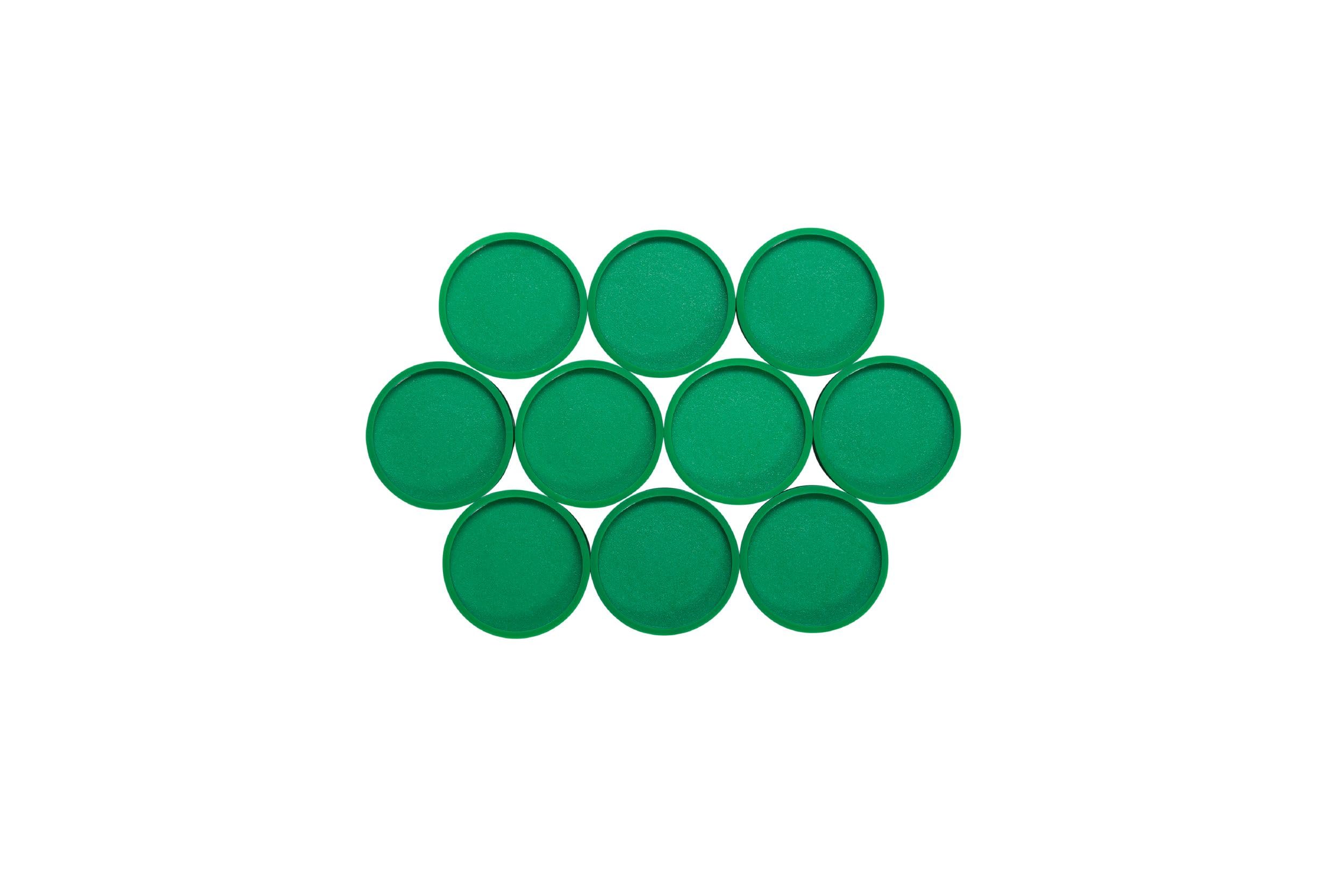 MAUL Magnets (Pack of 10) Diameter 29 mm | Magnet Made of Shatterproof Plastic | Strong Magnets for Whiteboard and Magnetic Board | Industrial Magnets Versatile Use in Office, Warehouse and Workshop |