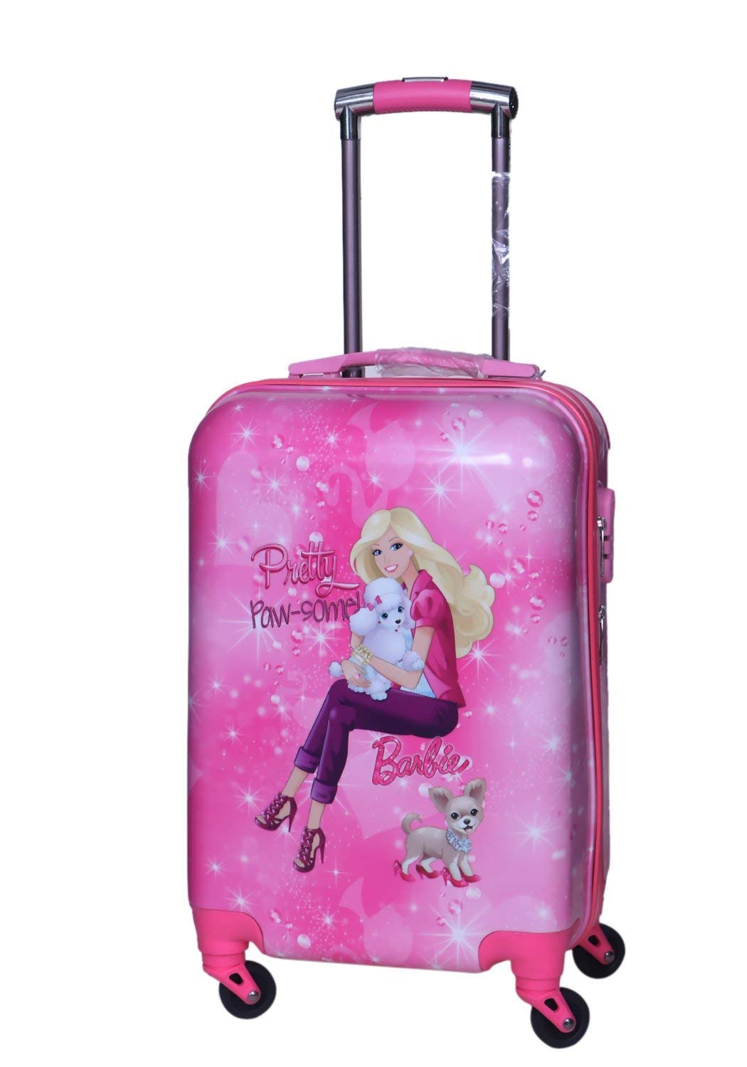 Swarnpink Polycarbonate Pretty Baby Princess Trolley Bag For Girls