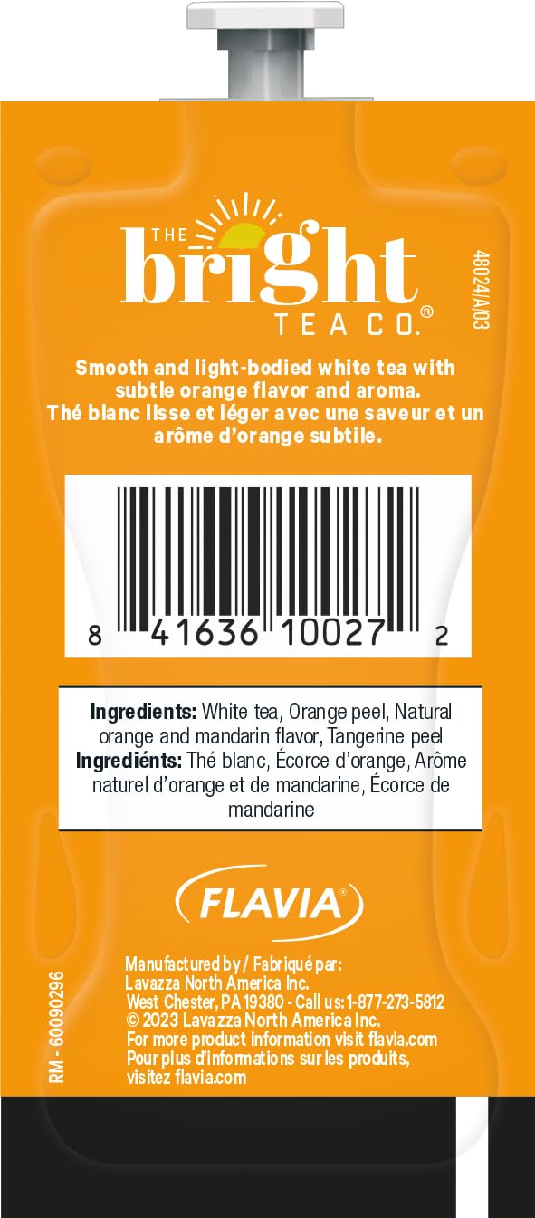 Amazon.com : Flavia Bright Tea Co. White Tea with Orange