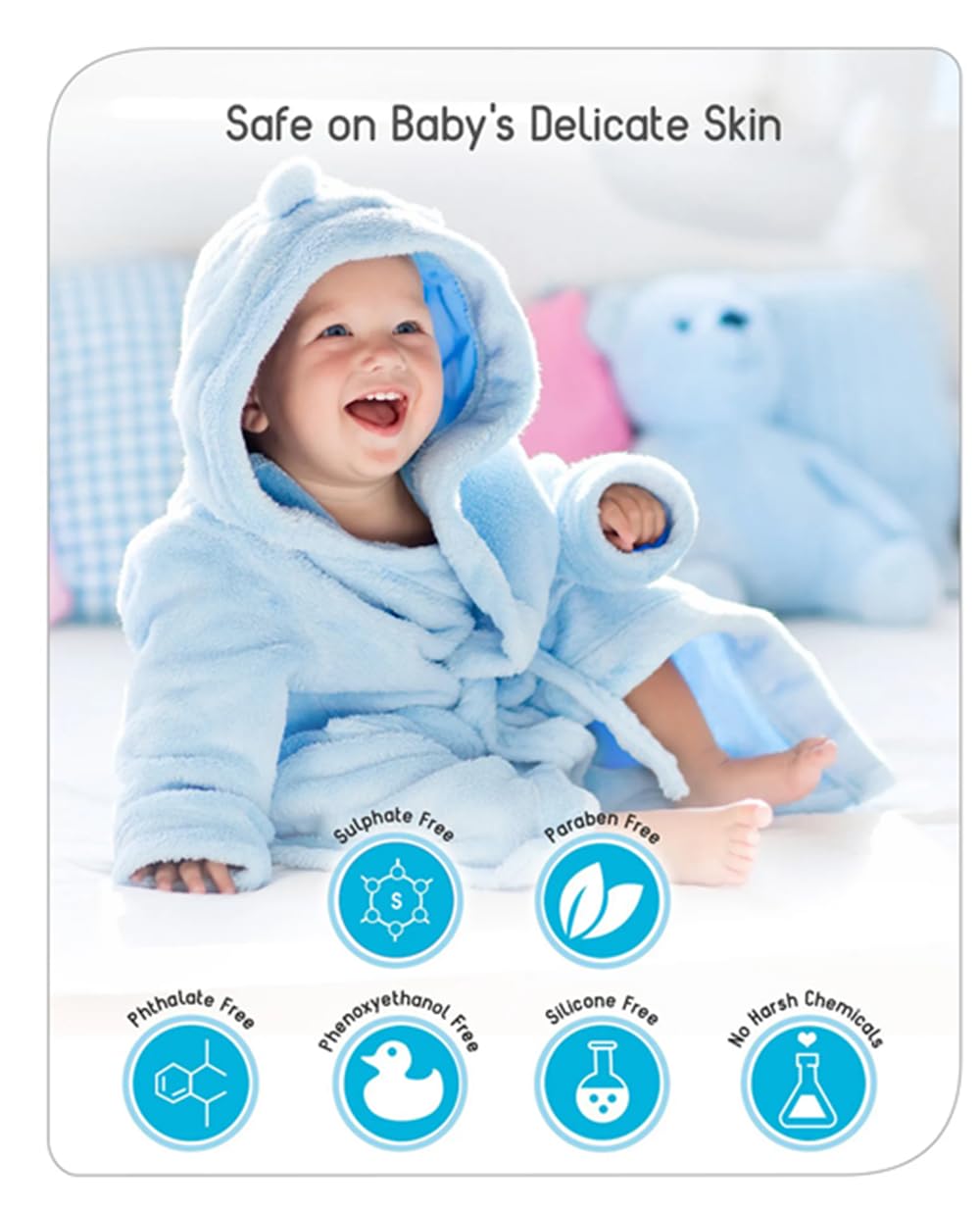 Pack of 2 - Babyhug Milk Protein Formula Daily Head To Toe Milky Wash No Tear Formula For Newborn Baby 2 In 1 Shampoo & Body Wash- Total 800 ml (2 bottles of 400mls each) 4