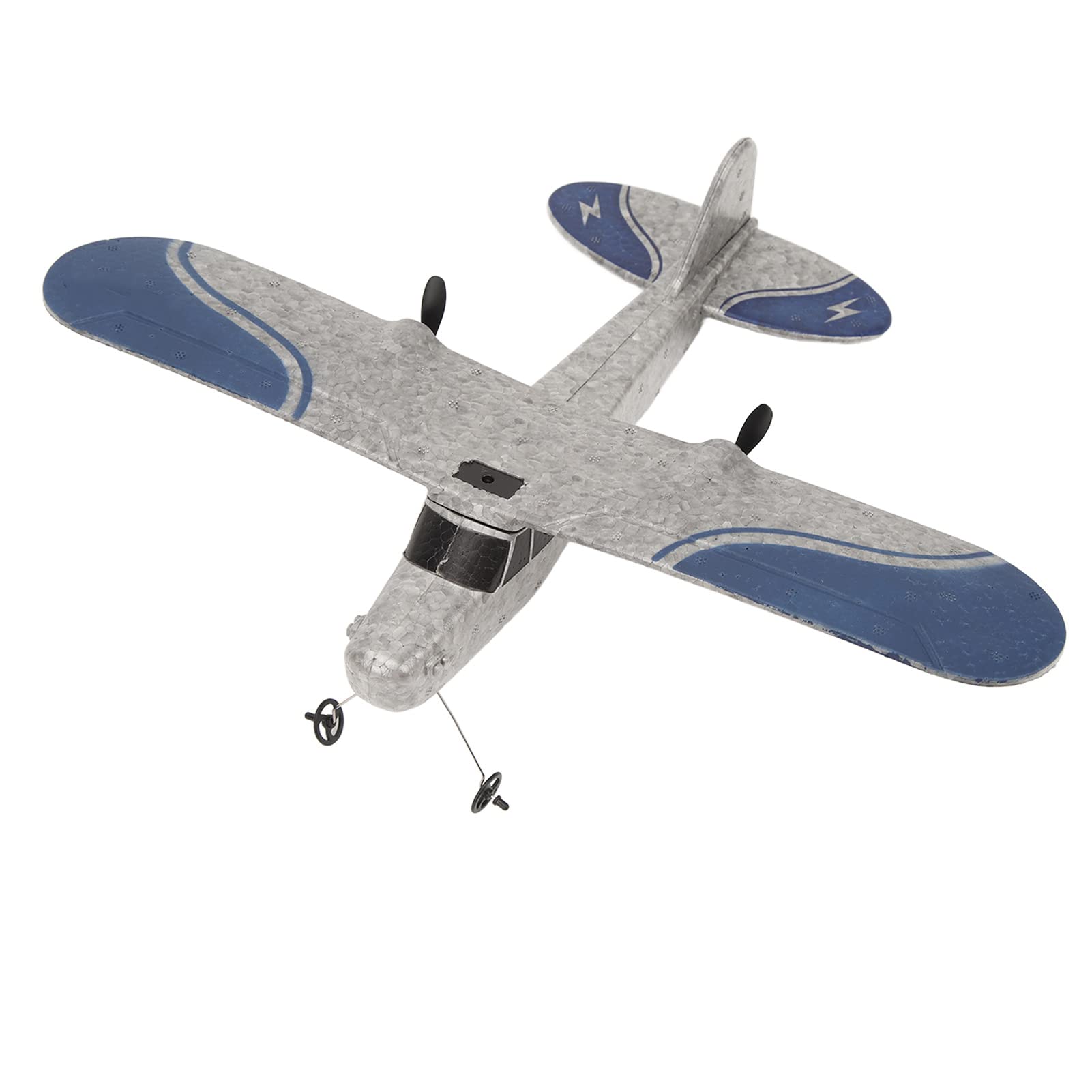 Tnfeeon Avión RC, Avión Teledirigido del Planeador RC del Despegue de 2 Maneras para la Yarda (3 baterías)