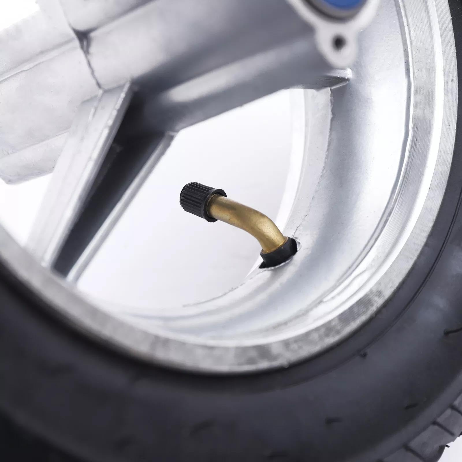 110/50-6,5 Hinterrad-Reifen, Pocket Rocket Bike mit Reifenfelge, Nabe und Schlauch für 49cc 2-Takt-Mini-Motorrad, 10 mm Loch-Innendurchmesser, Schwarz