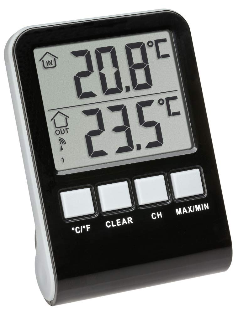TFA Dostmann 30.3067.10.99 Palma Mega - Termometro wireless per piscina con 2 display