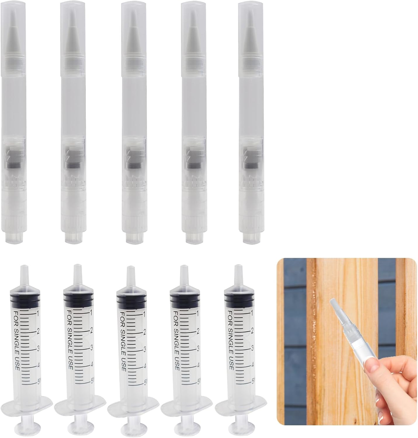 10 Pcs Paint Touch Up Pens, Paint Pen Touch Up Paint Brushes, Fillable