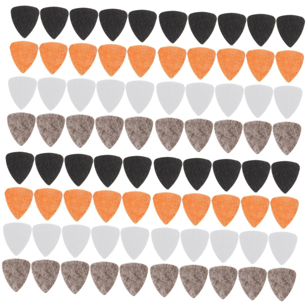 VICASKY 80piezas Púas De Ukelele Multicolores De Fieltro Para Guitarra Púas Pulgar Para Guitarristas Accesorios Musicales Prácticos y Ligeros Para Músicos