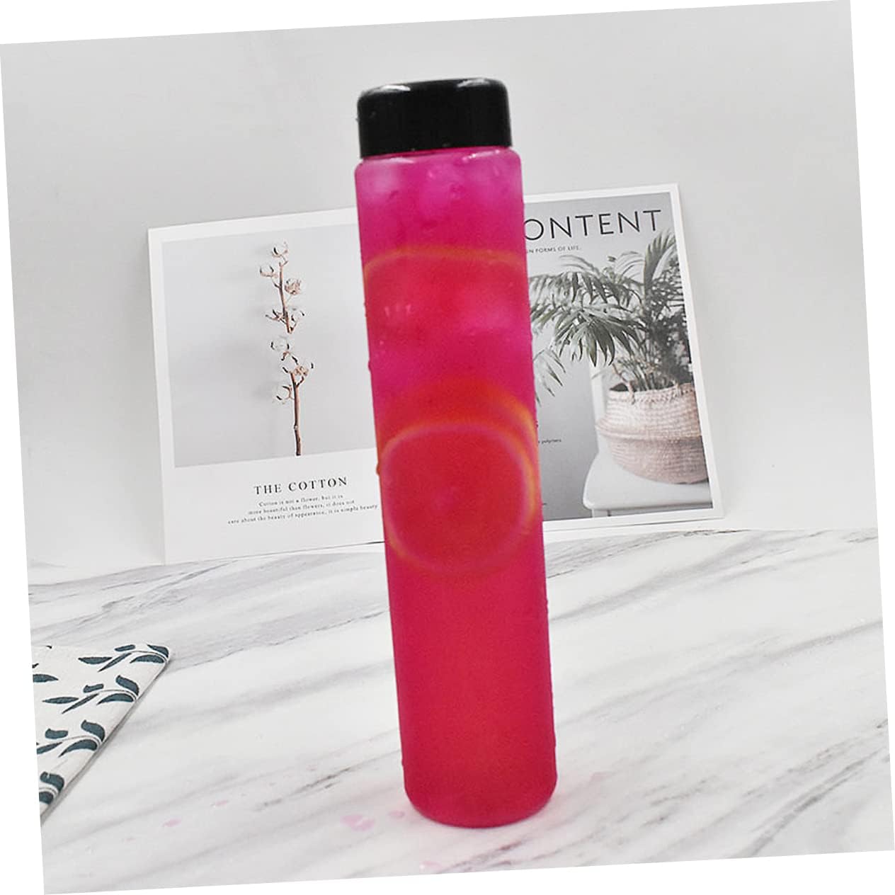 12Pcs Transparent Pet Plastic Beverage Bottles Disposable Juice Storage Containers Clear Empty Water Bottles for Food-grade Safe Drink Storage