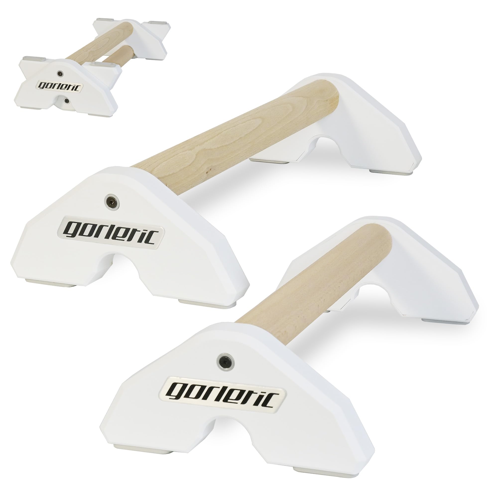 LowFit PRO Gorletic Calisthenics Parallettes - Parallettes de gymnastique, transport facile, testé par les athlètes, conception magnétique de première qualité