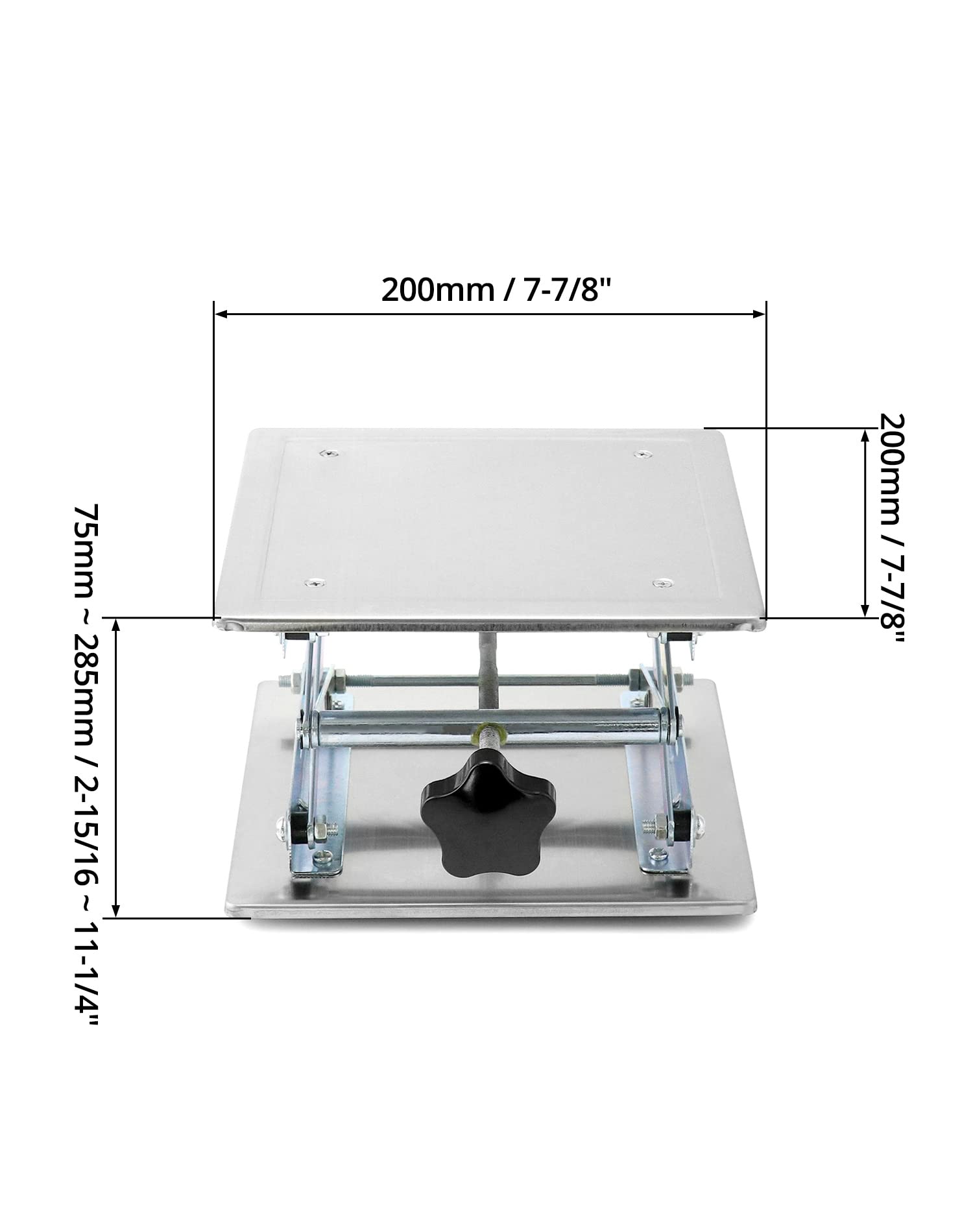 Tandem-schaarlift – Edmolift: hefbereik 200 – 1020 mm