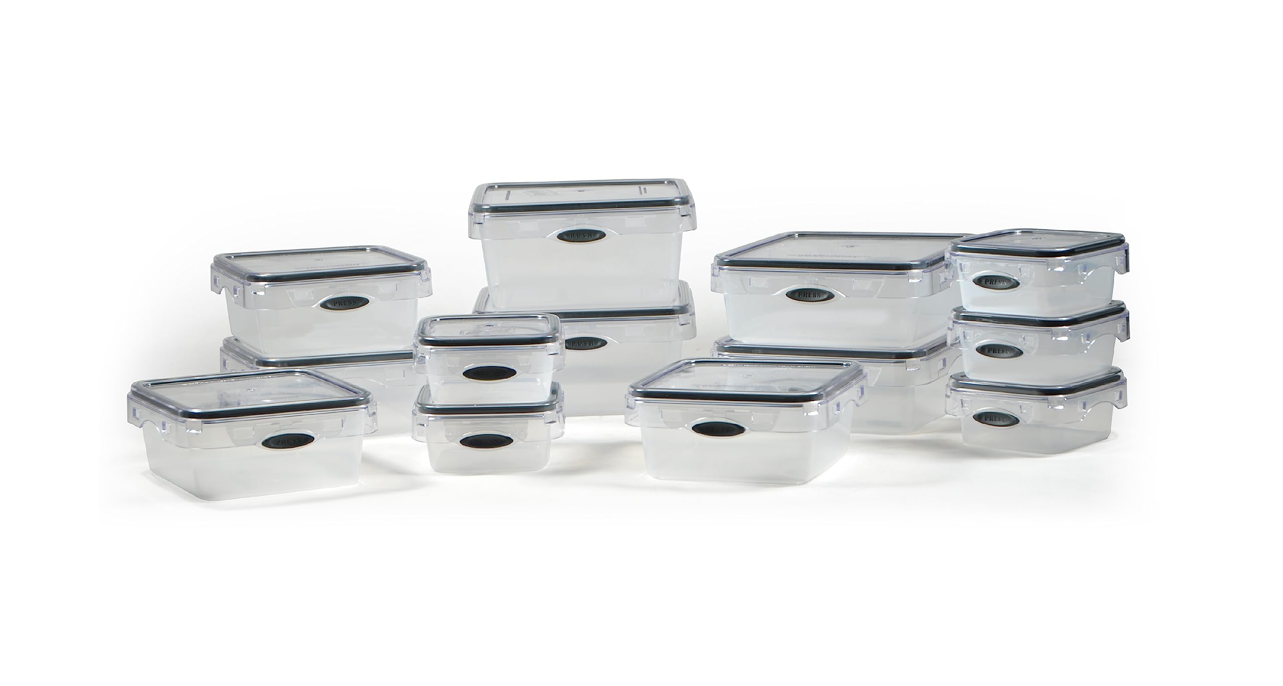 Stor-All SolutionsPress and Click Food Storage Set, 26 Pieces