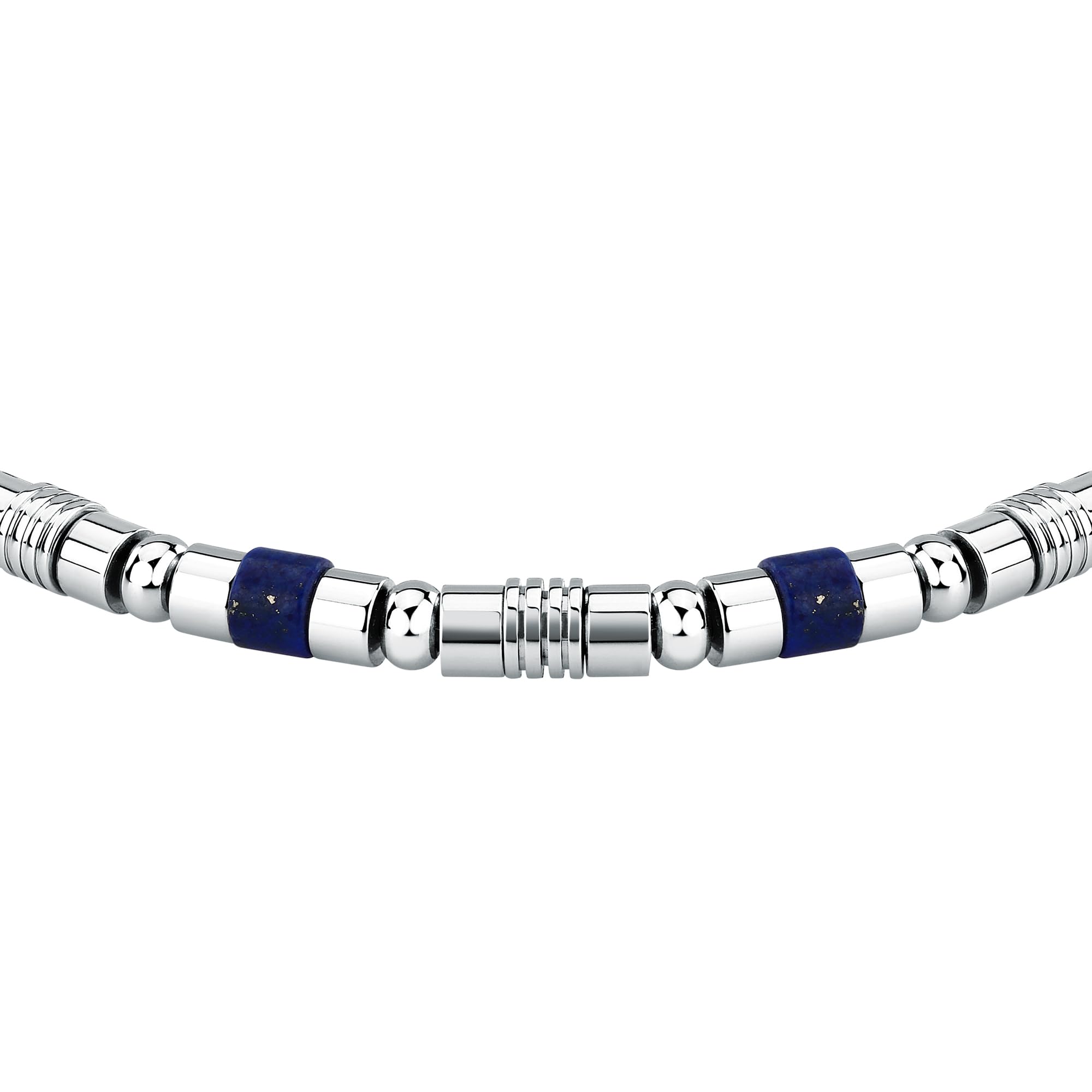 Morellato Bracciale Uomo in Acciaio, Lapislazzuli, Collezione PIETRE - S1741