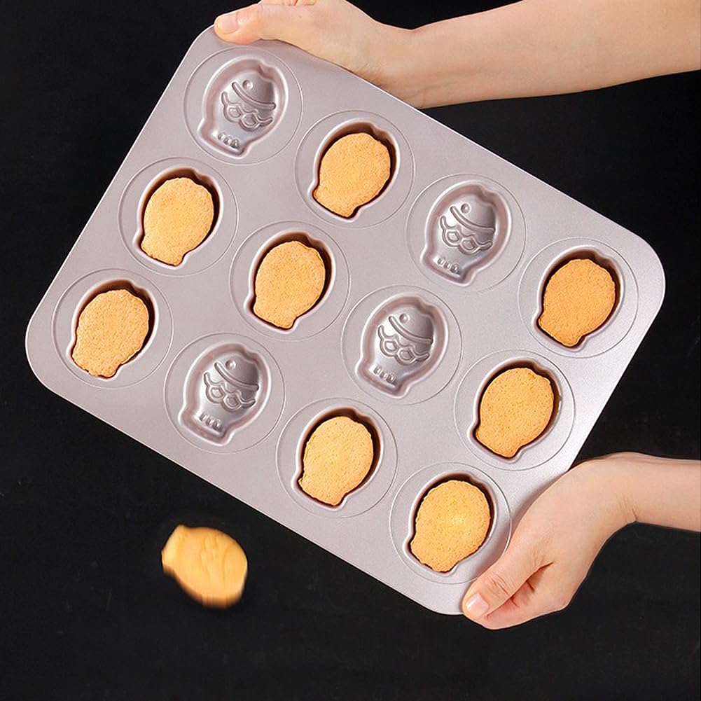 12 Tasses Antiadhésives En Forme De Poisson Muffin Moule À Cupcakes Mini Gâteau Taiyaki Fondant Topper Décoration Pain De Maïs Chat Chien Chiot Friandise Glaçon Chocolat Madeleine Biscuit Biscuit