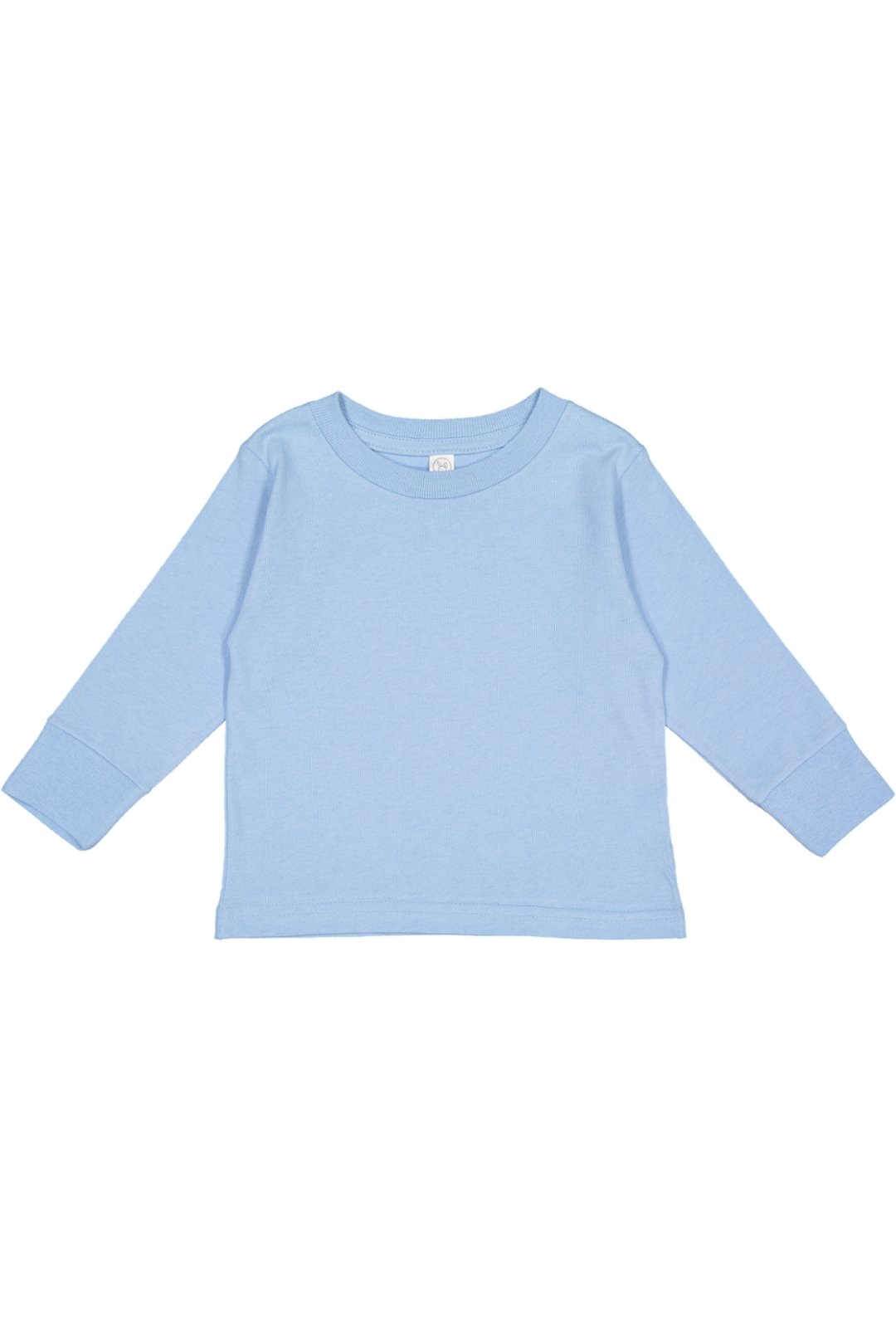RABBIT SKINS™ Toddler 100% Cotton Jersey Long Sleeve Tee (Light Blue, 3 Toddler)