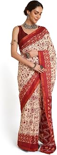 RATAN Women’s Pure Soft Cotton Saree with Blouse Piece | Lightweight Breathable Daily Wear Cotton Saree | Traditional Prin... Price In India