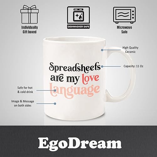 Miniatura 7 de Taza de café con texto en inglés "Accountant Gift Appreciation", taza de café con texto en inglés "Are My Love", regalo CPA para hombres y mujeres,