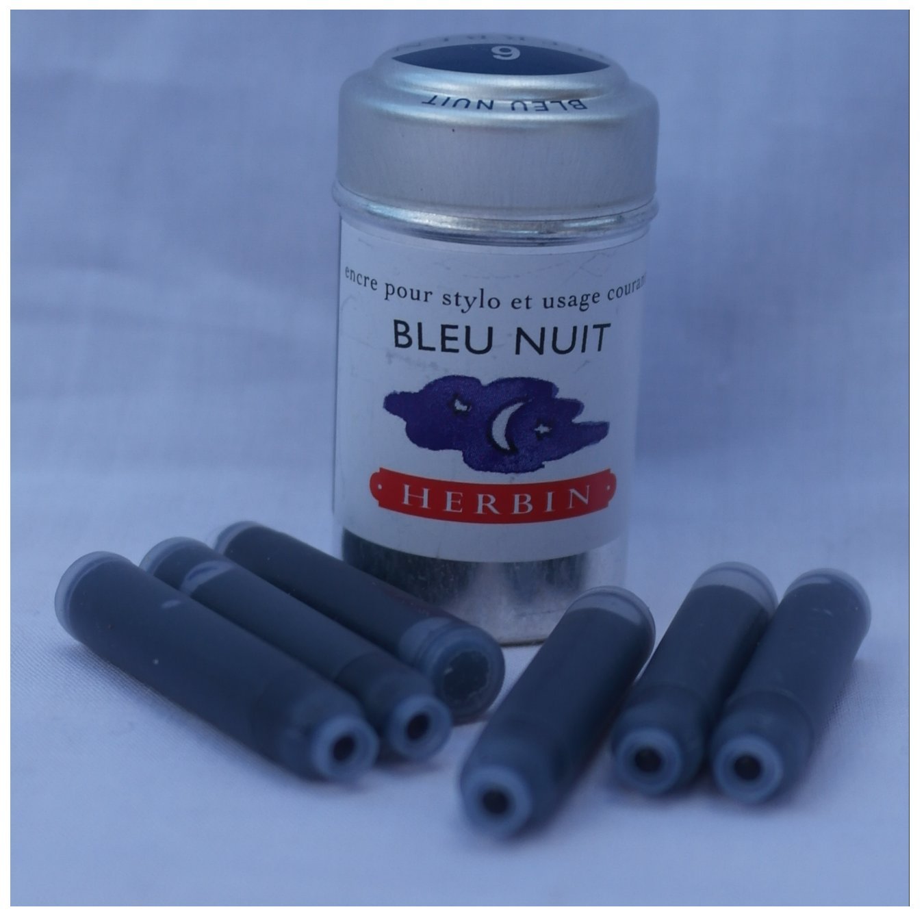 J.Herbin Stylo Penna Roller con Converter in Plastica Trasparente