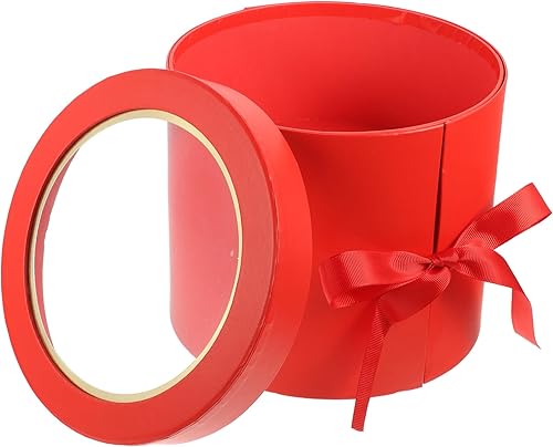 Miniatura 6 de TEHAUX Caja de 2 piezas en forma de corazón, flores artificiales, flores artificiales, nupec, delicada, caja de embalaje de regalo, flores de boda,