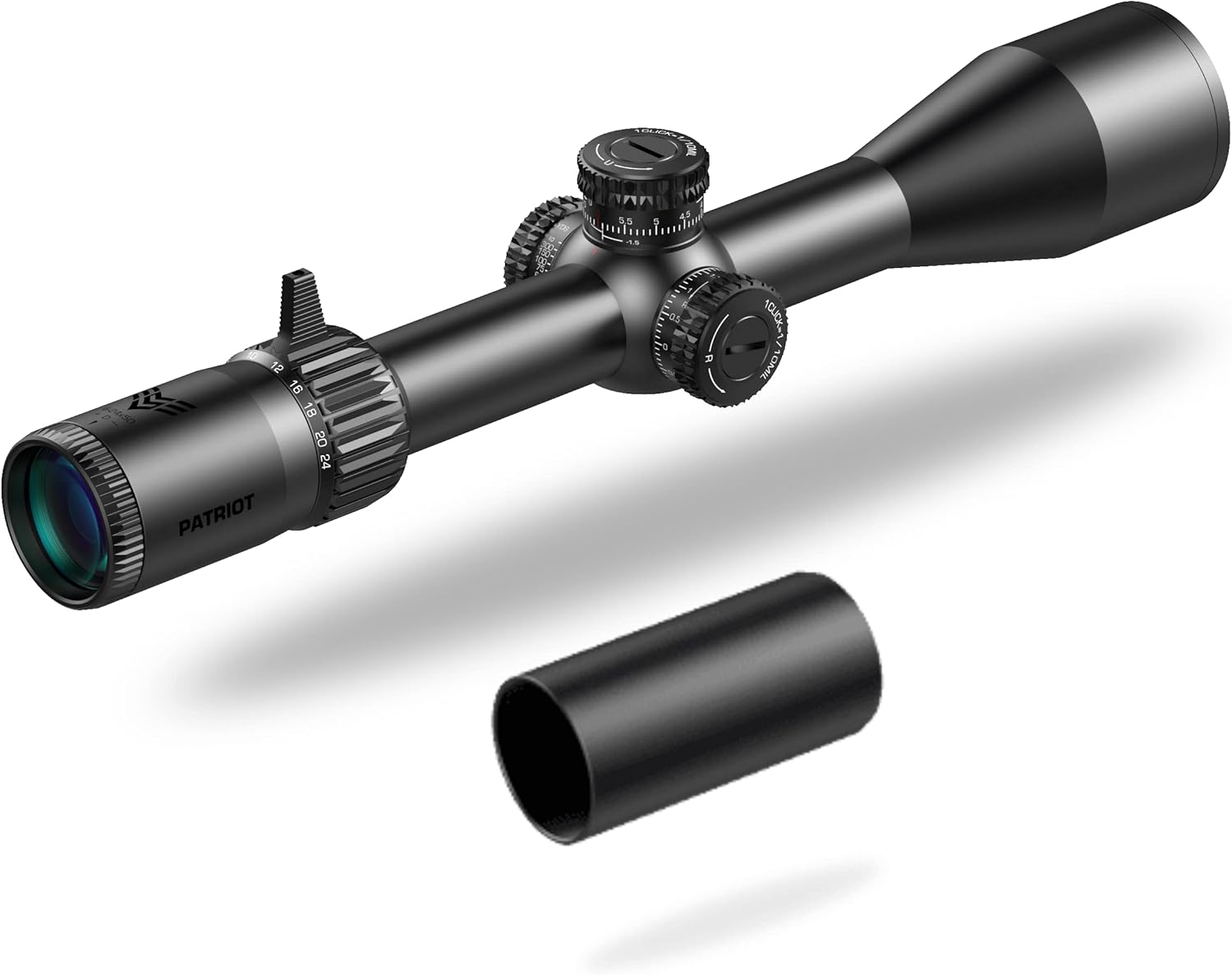 Swampfox Patriot FFP Variable 4X Rifle Scope (624x50