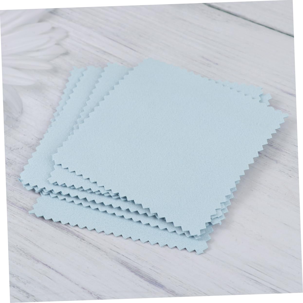 SHINEOFI 150 Stk silbernes Reinigungstuch handy putztücher glasreinigungstücher schmuckputztuch Poliertuch für Schmuck Schmuckputzlappen Auto Platin-Reinigungstuch Schmuck Wischtuch Blue