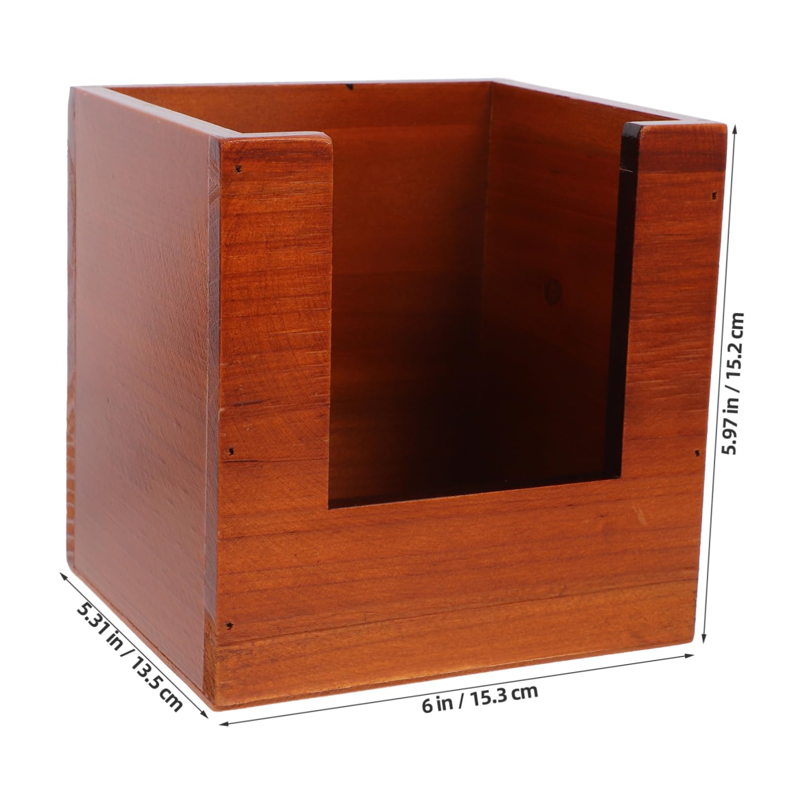 CIYODO Recipe Card Holder Storage Box Wooden Organizer Box Kitchen Menu Storage Holder Small Storage Case Card Storage Holder Wooden Storage Box En Box